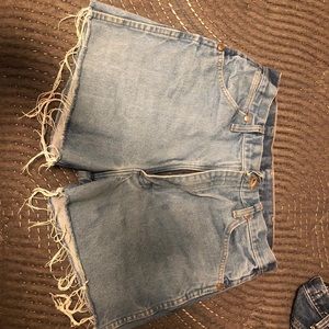 Wrangler distressed shorts